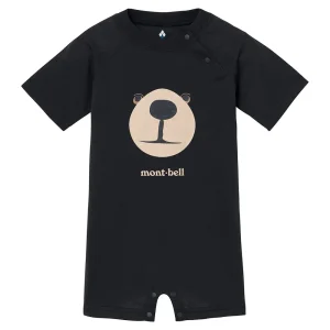 Wickron Short Sleeve Rompers Baby's Monta Bear Face 70 - 80