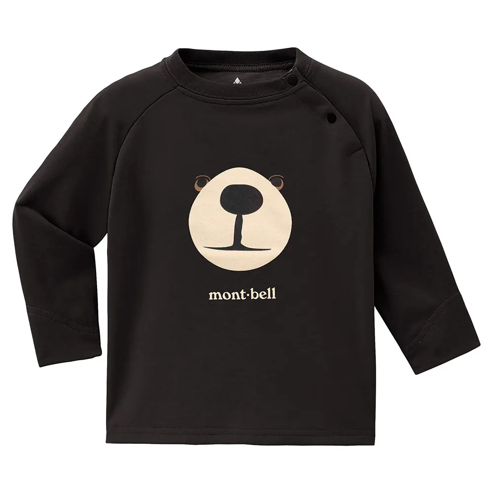 Wickron Long Sleeve T Baby's Monta Bear Face 80 - 90