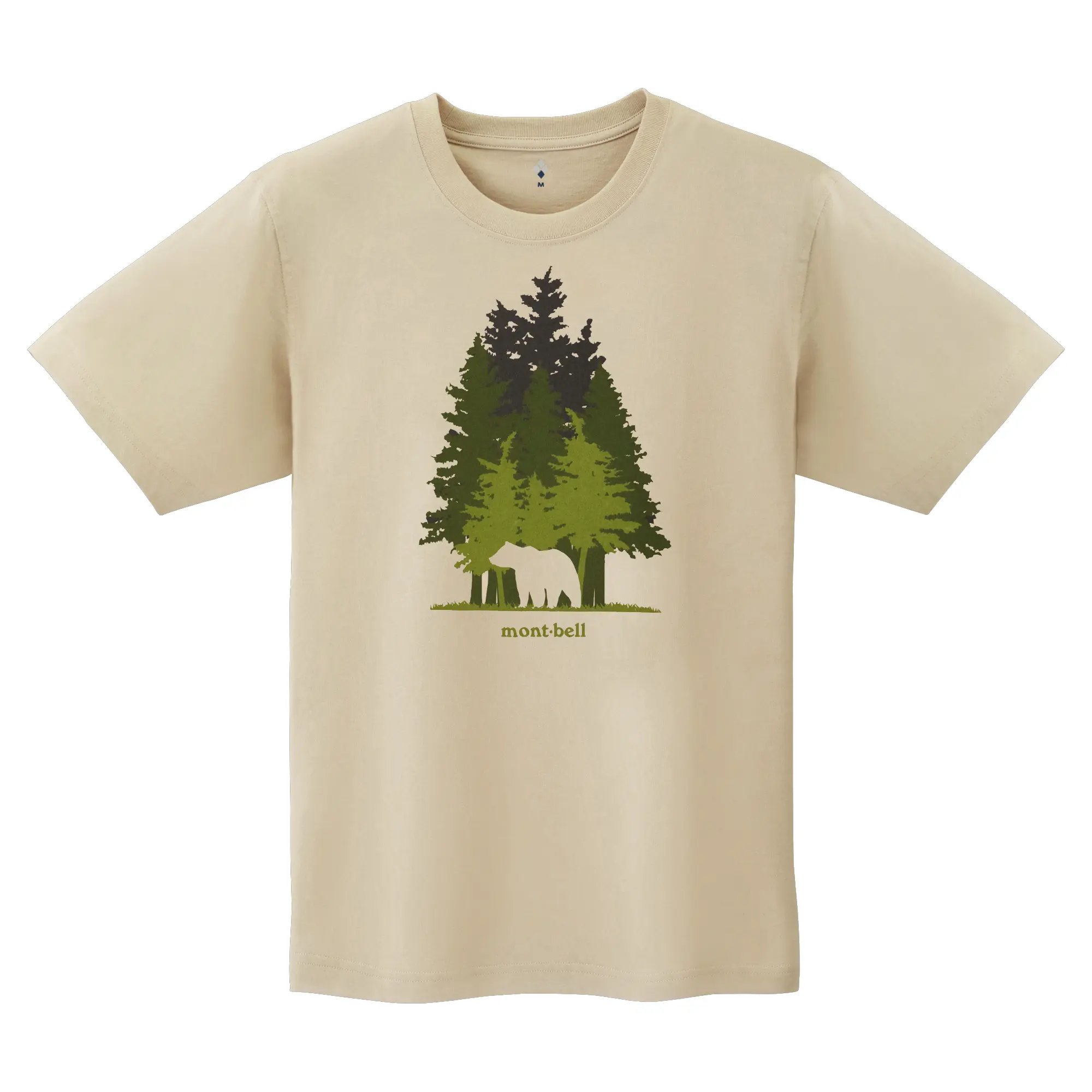 Pear Skin Cotton T Forest and Bear – Image 2