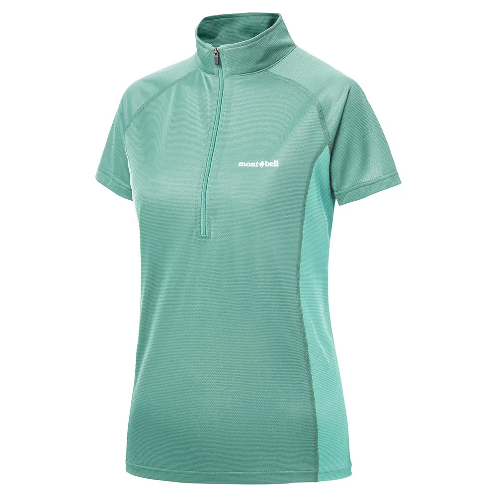 Cool Short Sleeve Zip Shirt Women's