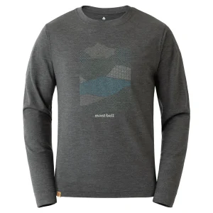 Merino Wool Plus Light Long Sleeve T Men's Mountain Collage
