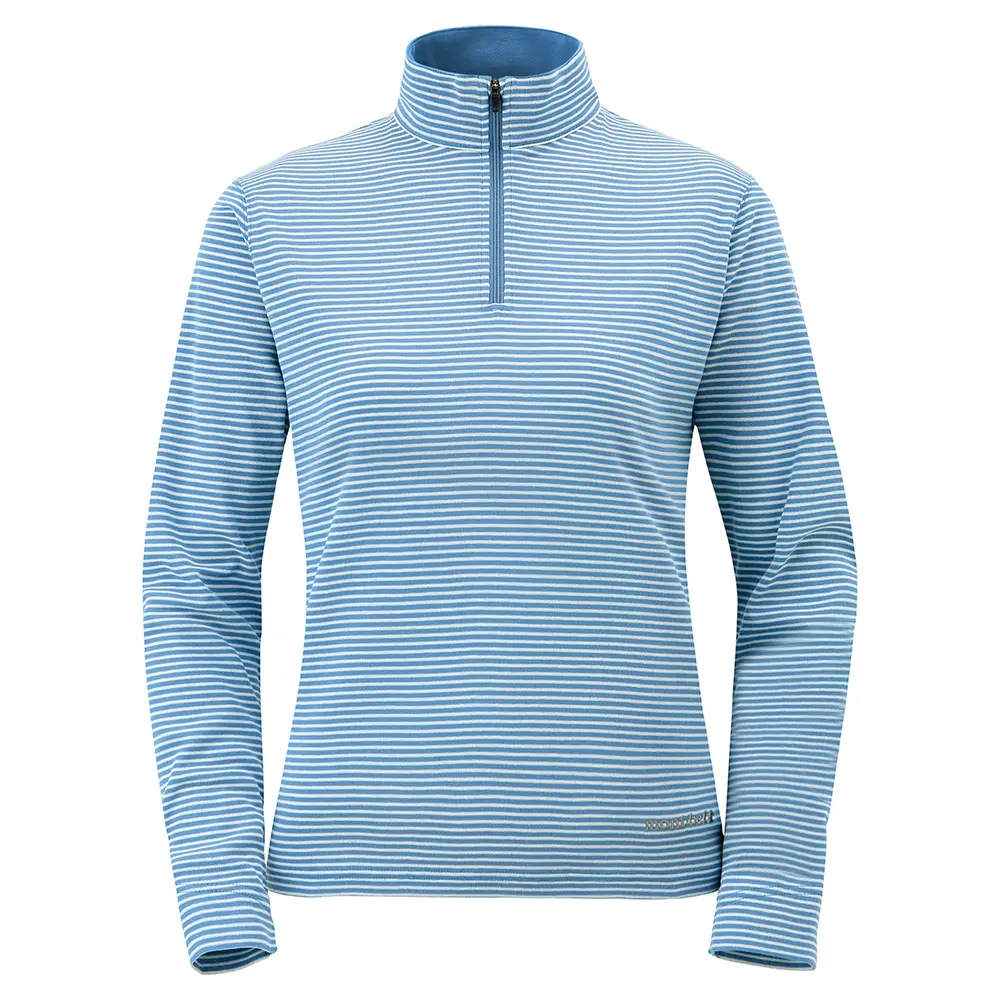 Wickron Striped Long Sleeve Zip Shirt Women's