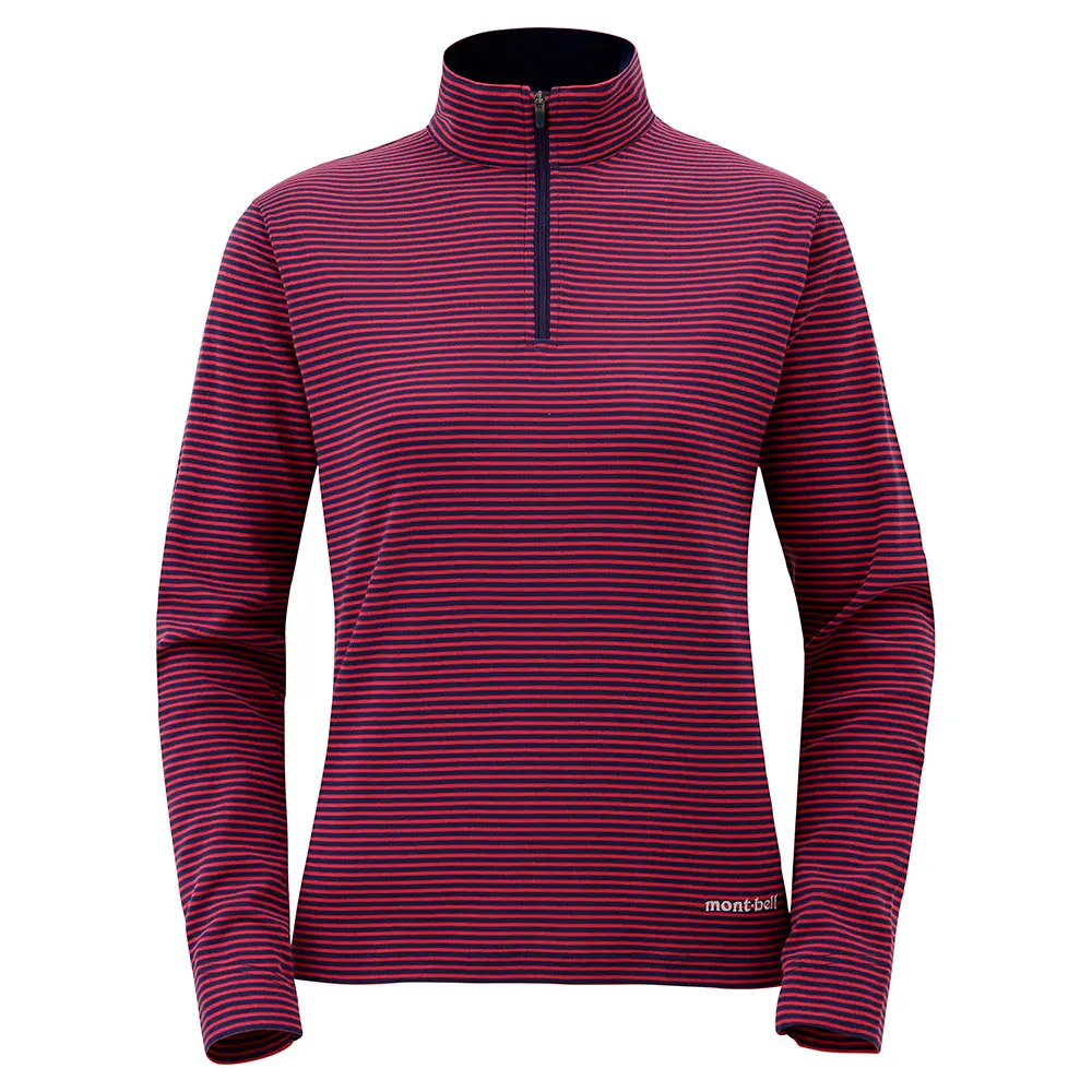Wickron Striped Long Sleeve Zip Shirt Women's – Image 2