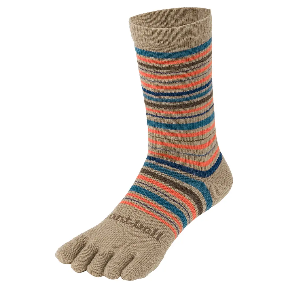 Merino Wool Travel 5 Toe Socks Men's