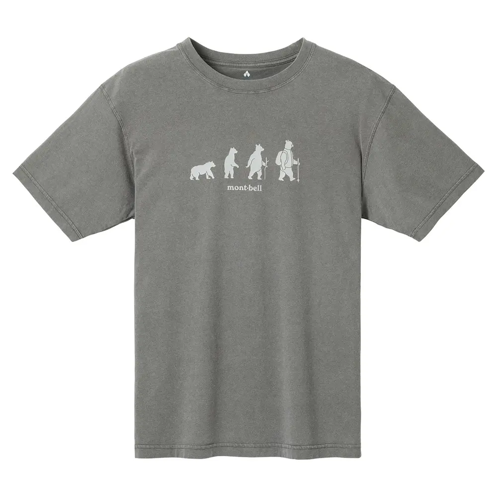 Washed Out Cotton T Walking Forward