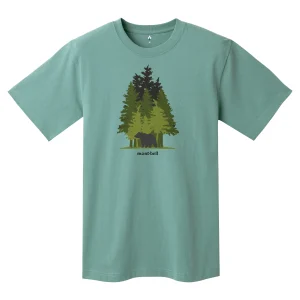 Pear Skin Cotton T Forest and Bear