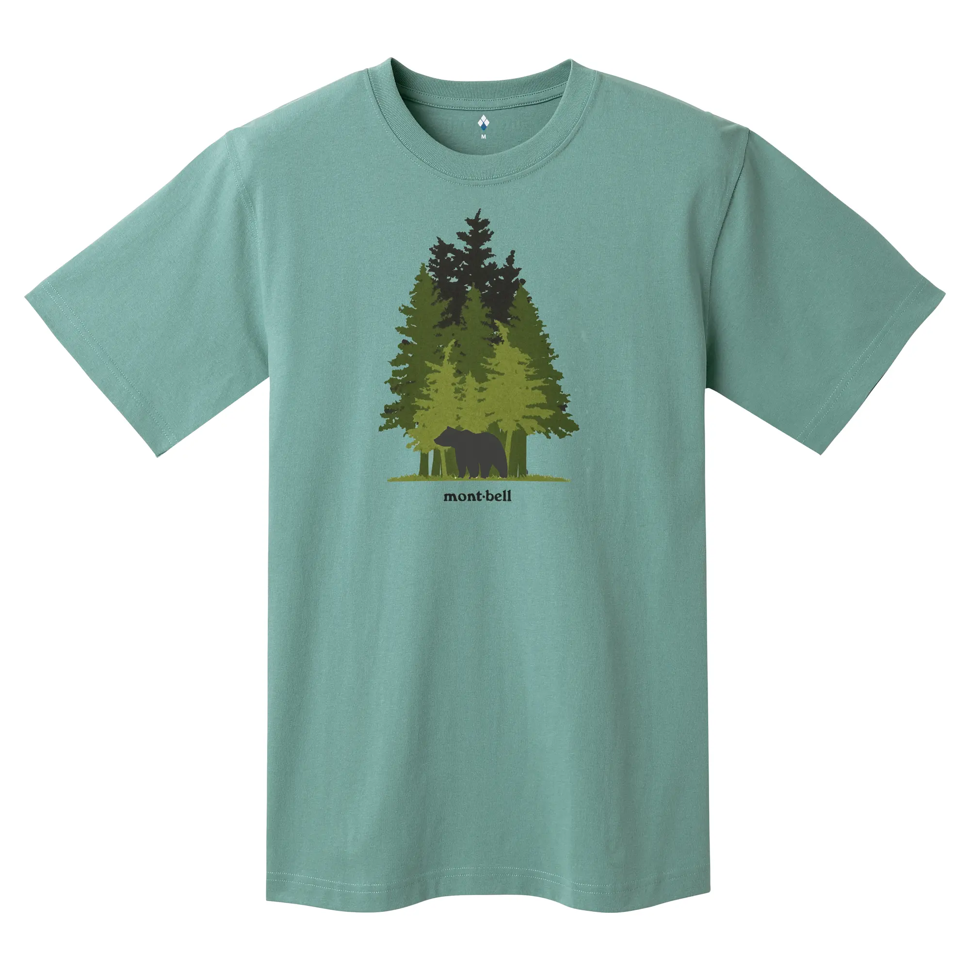 Pear Skin Cotton T Forest and Bear
