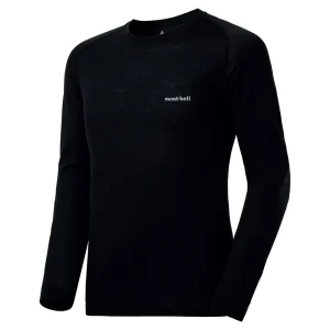 SUPER MERINO WOOL Middle Weight Round Neck Shirt Men's