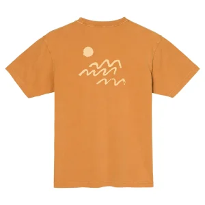 Washed Out Cotton T Evening Waves