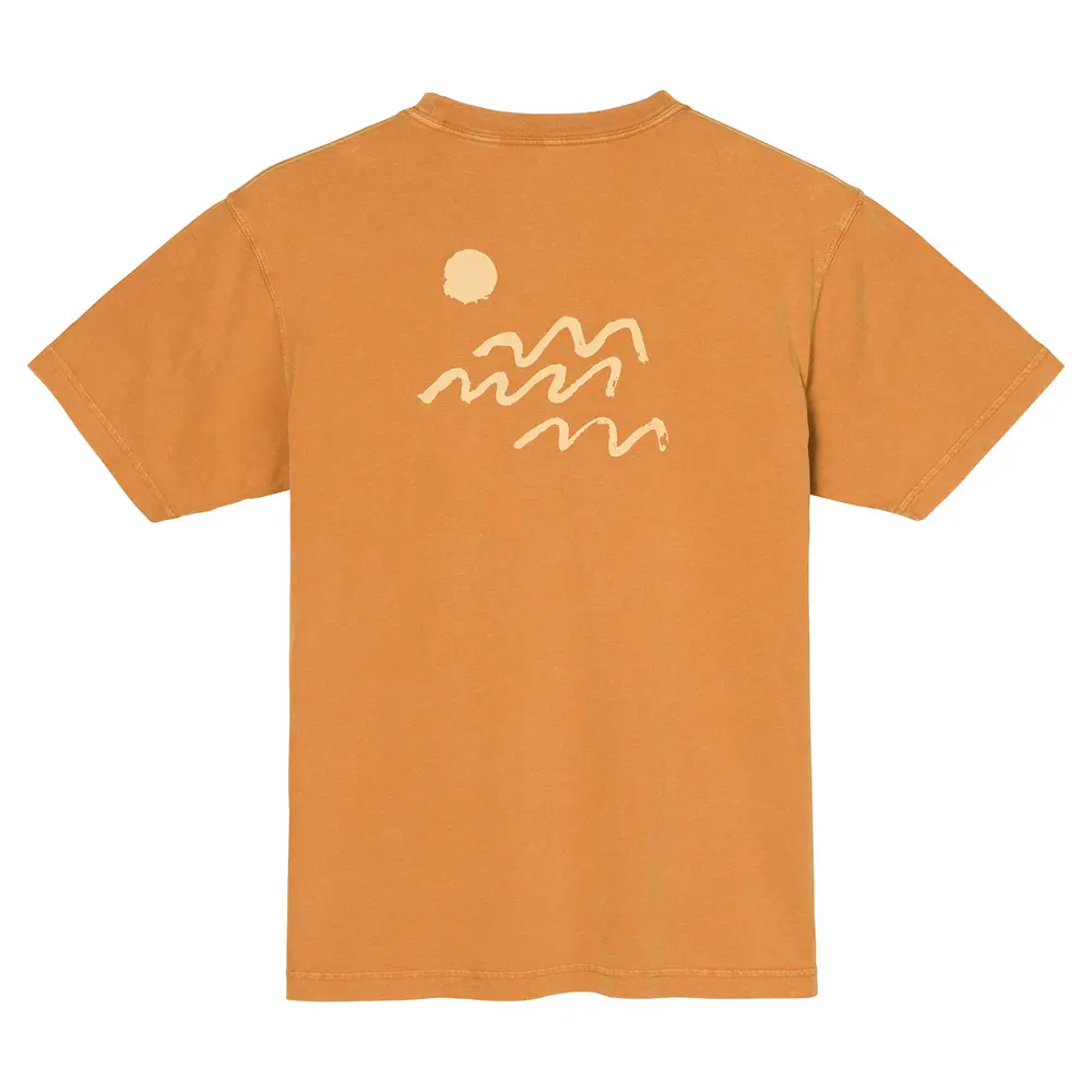 Washed Out Cotton T Evening Waves
